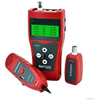 Kalea Informatique - Comprobador profesional para red RJ45 RJ11 USB BNC: prueba la longitud (RJ45 BNC) - Cartografía…